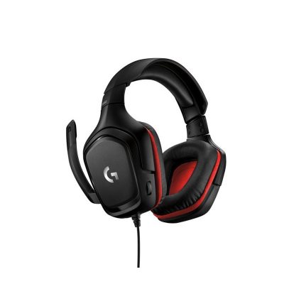 Logitech G332 Wired Gaming Headset PC, PS4, XBOX ONE, NINTENDO SWITCH-ისთვის, 3.5 მმ