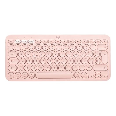Logitech – K380 for Mac Multi-Device Bluetooth Keyboard, Rose (Nordic)