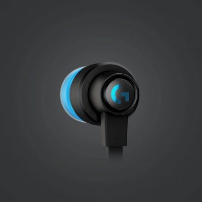 Logitech – G333 In-ear Gaming Headphones Black