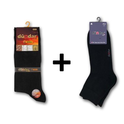 A set of: Socks 4 seasons Modal + Socks warm with EXTRA soles
